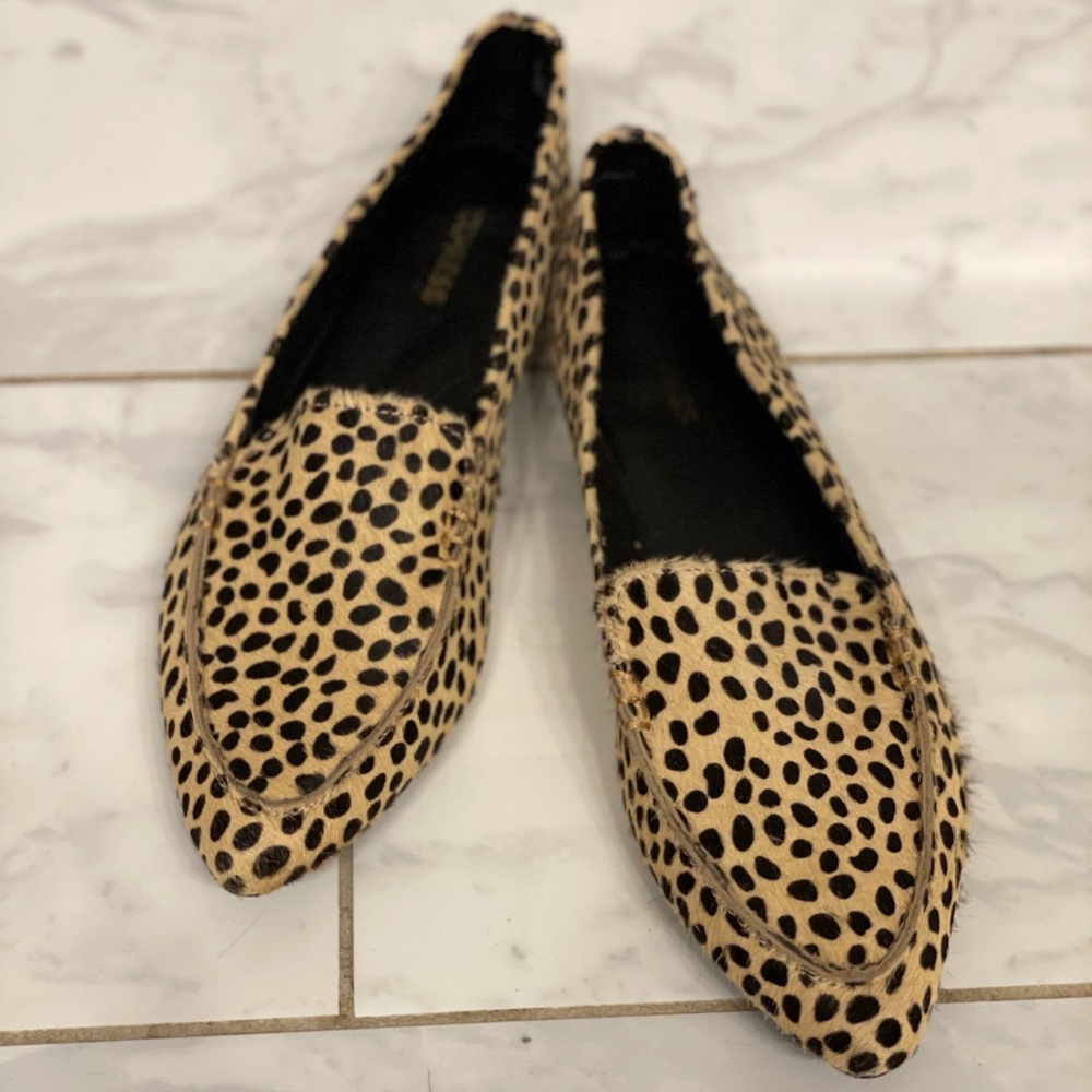 Express shoes | cheetah fur like loafer